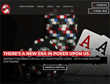 Tablet Screenshot of pokerleakbuster.com
